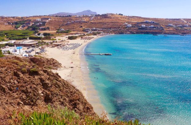 Kalo Livadi beach op Mykonos