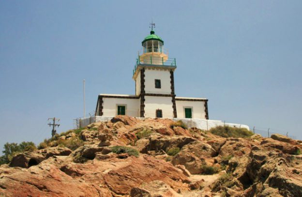 Akrotiri vuurtoren op Santorini