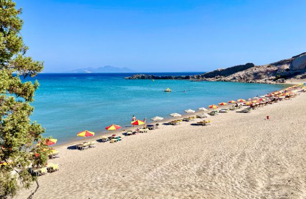 Paradise beach op het eiland Kos