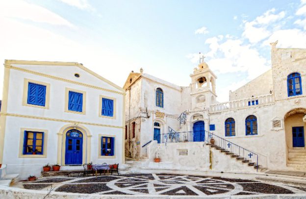 Nikia op Nisyros tijdens vakantie