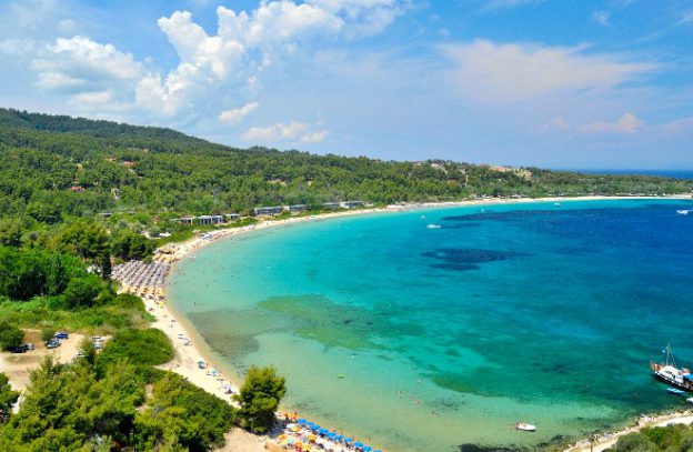Paliouri en Hroussou beach op Chalkidiki