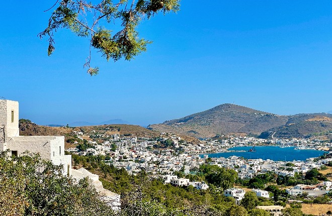 Grot van de openbaring (Apocalyps) op Patmos in Griekenland