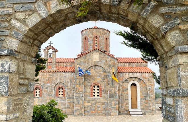 Axos op Kreta kerkje
