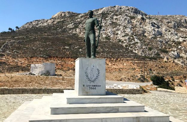 Bergdorp Menetes op Karpathos eiland