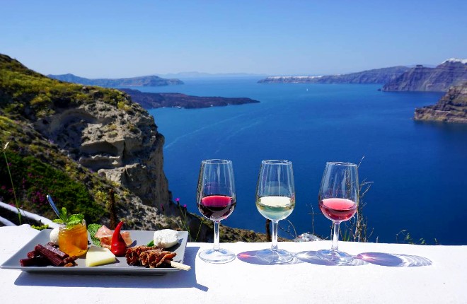 Rood wit en rose wijnen tijdens je vakantie in Griekenland