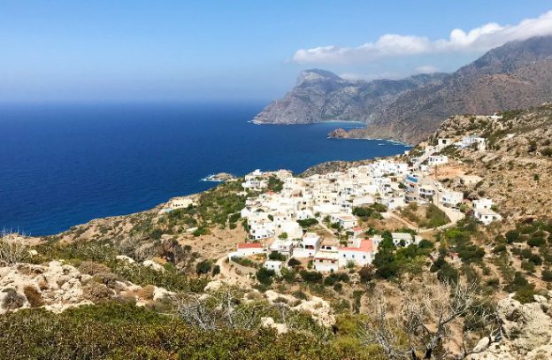 Meschori dorp op Griekse Karpathos