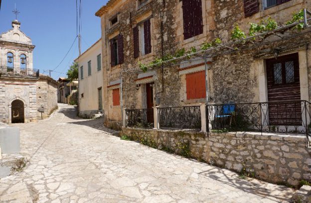 Bergdorp Loucha op Zakynthos