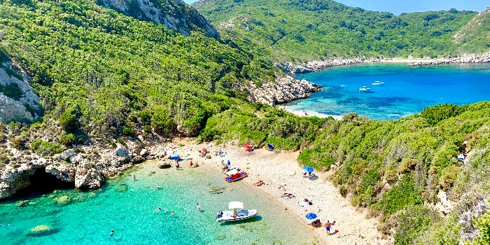 Wat zijn de mooiste stranden van het Griekse eiland Corfu?