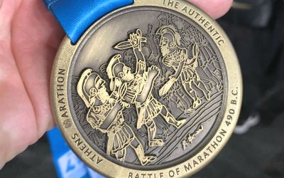 Medaille marathon van Athene