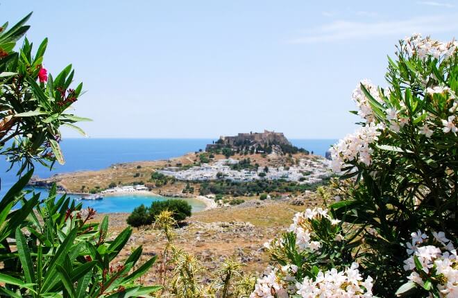 Rhodos eiland in Griekenland