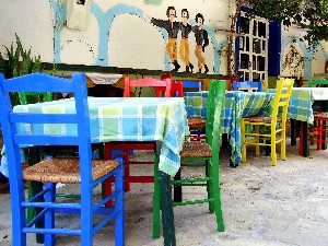 Gezellige taverne in Mirtos Kreta
