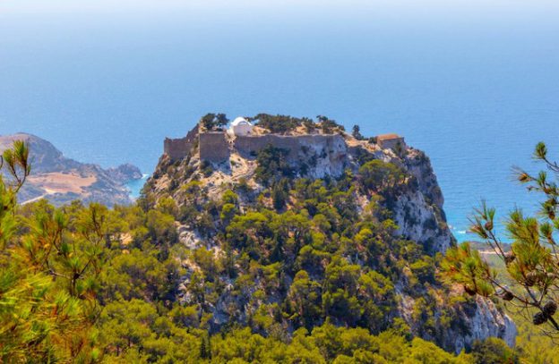 Monolithos kasteel op Rhodos