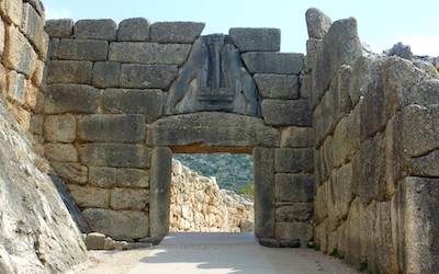 Ingang van Mycenae