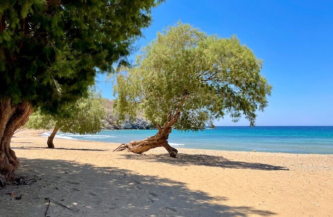 Psili Ammos mooiste strand van Patmos