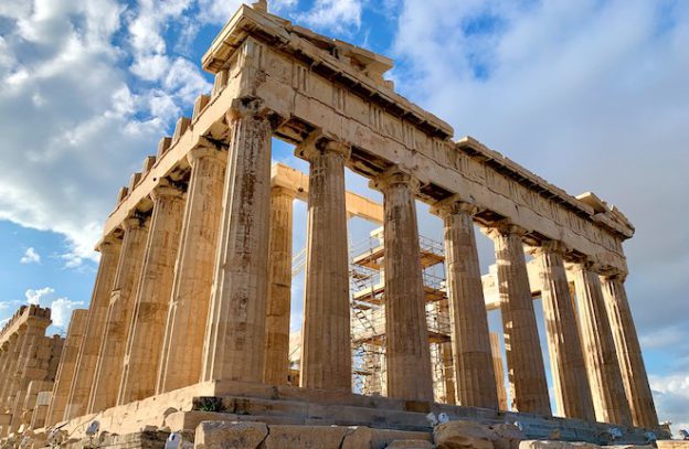 Parthenon op de Akropolis in Athene