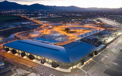 Luchthaven Thessaloniki SKG luchtfoto