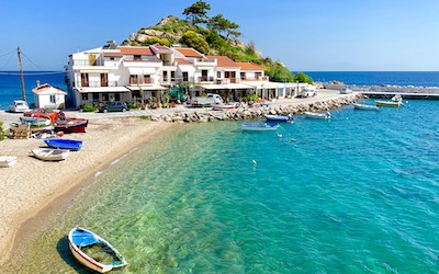 Haventje van Kokkari op Samos