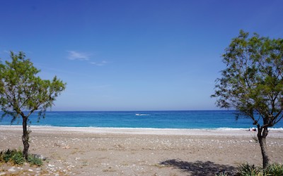 Gennadi beach bij mooiste stranden Zuid-Rhodos