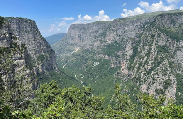 Vikoskloof vanaf Oxya uitzichtpunt