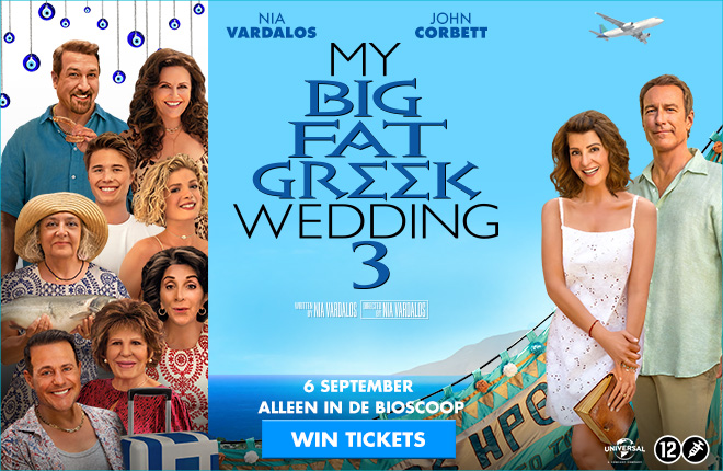 Bioscooptickets winnen My Big Fat Greek Wedding 3
