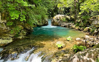 Kouiassa waterval in Epirus