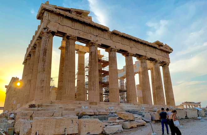 Athene bij World Travel Awards 2023 Europe's Leading Cultural City Destination