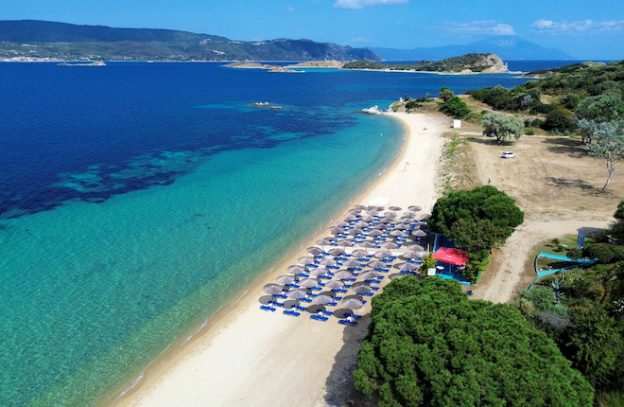 Megali Ammos beach op Ammouliani