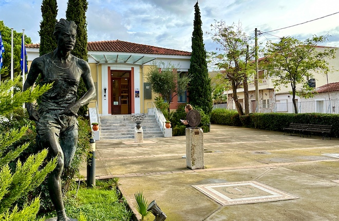 Het Marathon Run Museum in Attika Griekenland
