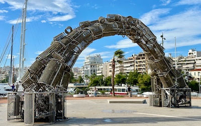 Piraeus monument Grieks Pontische genocide
