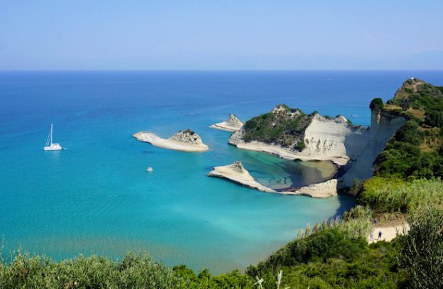 Cape Drastis tijdens Lefkas, Parga en Corfu vakantie