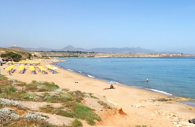 Amnissos beach op Kreta
