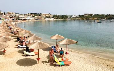 Agia Pelagia beach op Kreta