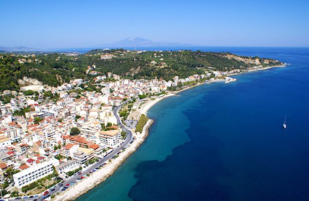 Akrotiri op Zakynthos vanuit de lucht