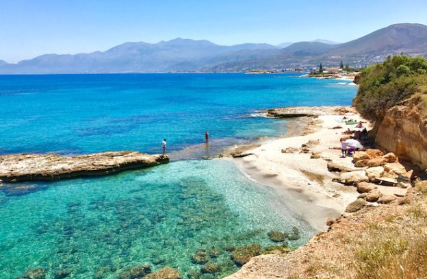 Sarantaris beach mooiste strand Chersonissos Kreta