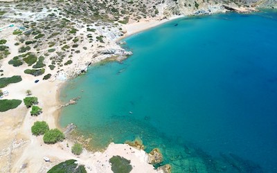 Erimoupoli beach bij Sitia op Kreta