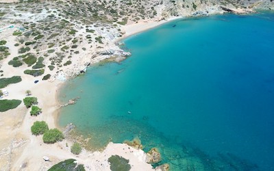 Erimoupolis beach in het noordoosten van Kreta