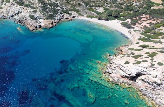 Itanos beach in het noordoosten van Kreta