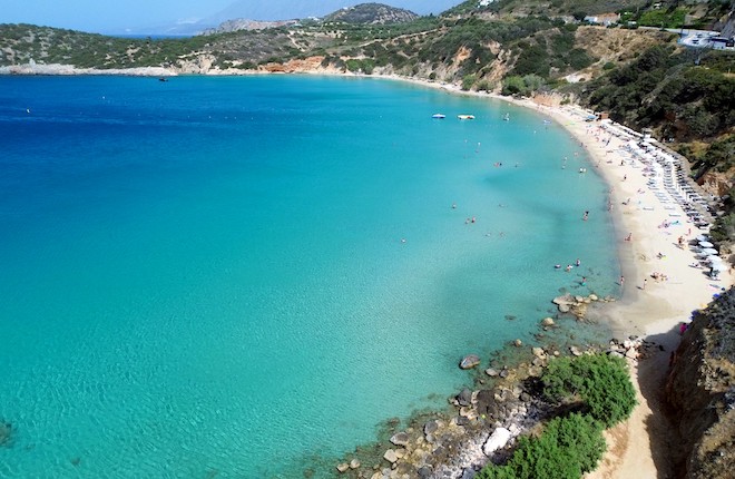 Voulisma beach op eiland Kreta