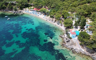 Agios Ermogenis beach is één van de mooiste stranden op Lesbos