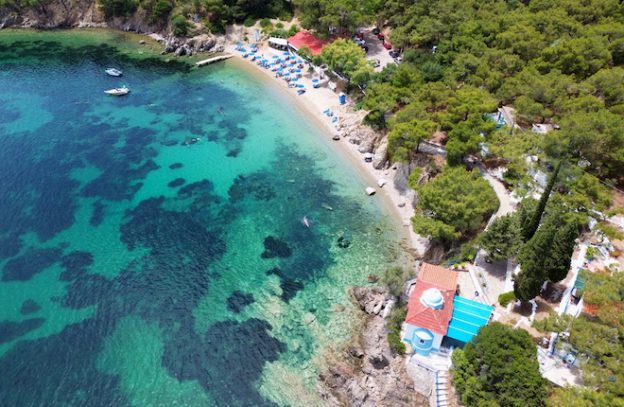 Agios Ermogenis beach op Lesbos
