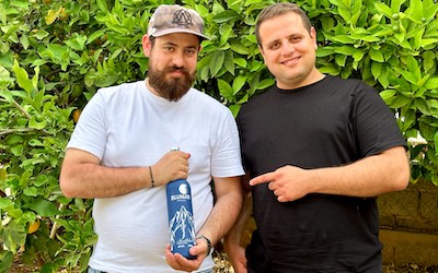 Blunar wodka uit Kreta van John en Michael met citussmaak