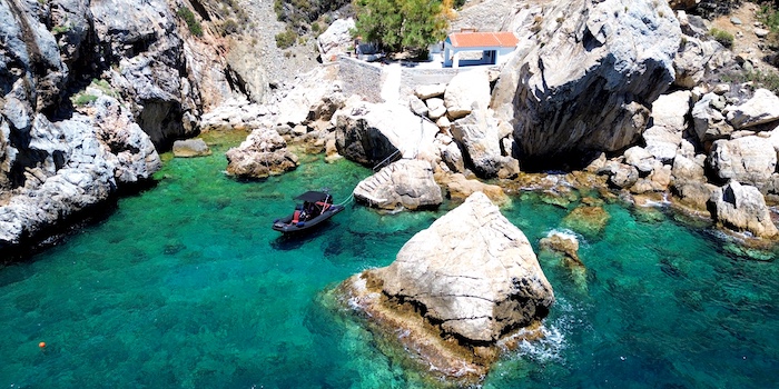 Panagia Krifti prachtige naai op Lesbos