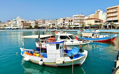 Vissersbootjes in Sitia op Kreta