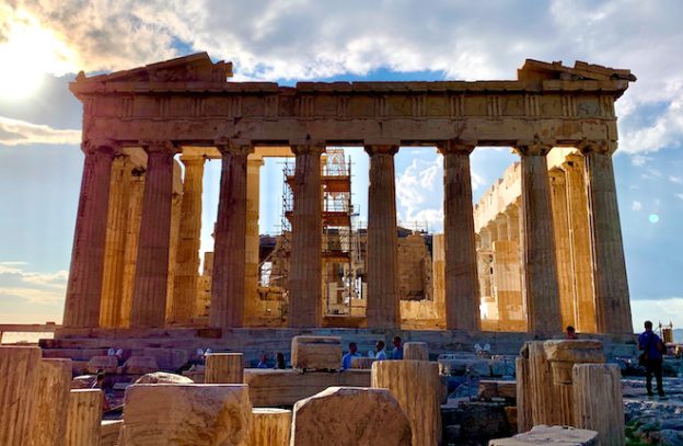 Akropolis in Athene topattractie wereldwijd