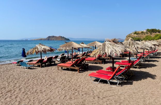 Anaxos beach bij Petra op Lesbos