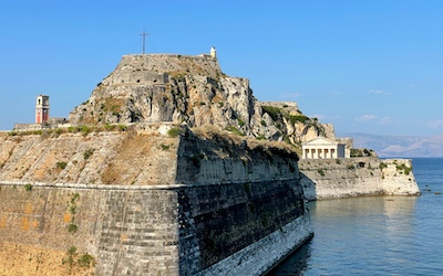 Oude Fort in Kerkyra op Corfu