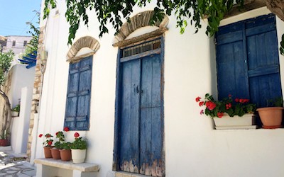 Pirgos traditioneel dorp op Andros