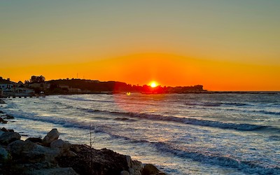 Zonsondergang bij Roda op Corfu