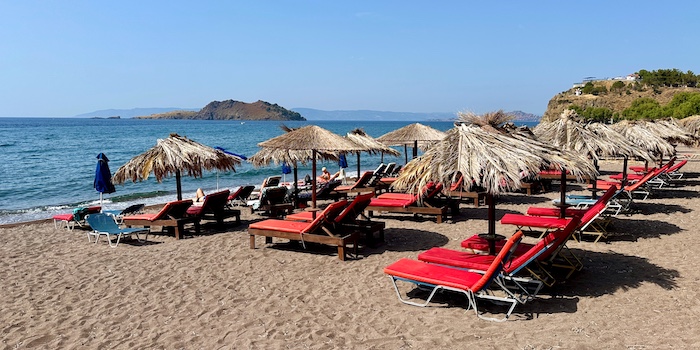 Mooiste strand van Molyvos en Petra