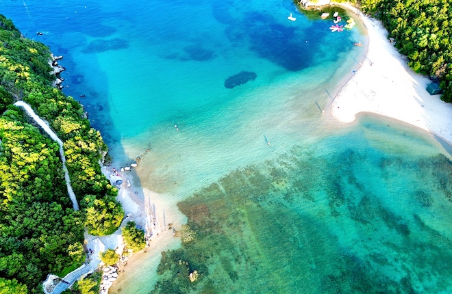 Bella Vraka beach op Epirus